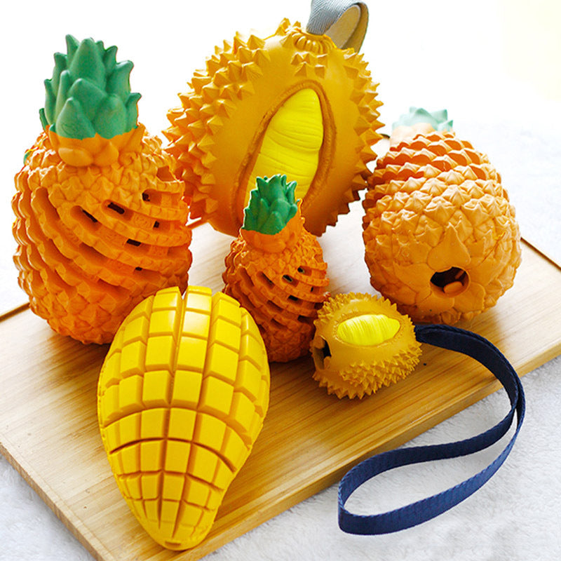 Funny Fruits Shape Dog Toy Pet Teeth Clean Molar Teeth Chew Bite Pet Toys Pets Products Gift