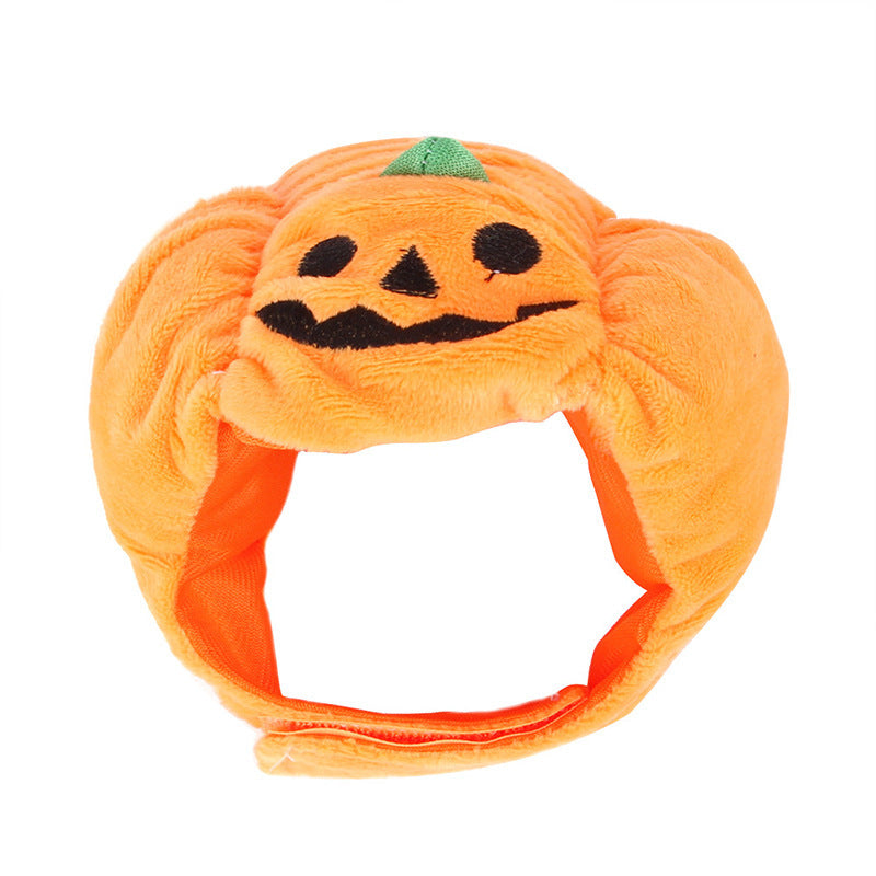 Pet Hat Halloween Funny Pumpkin Hat Cute Pet Animal Costume