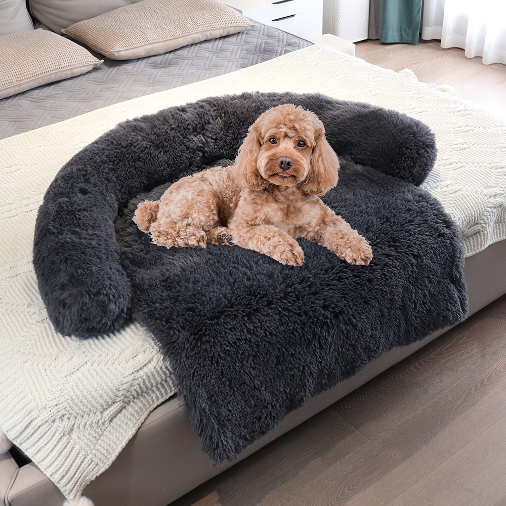 Removable Pet Dog Mat Sofa Dog Bed Soft Pad Blanket Cushion Home Washable Rug Warm Cat Bed Mat For Couches Car Floor Protector